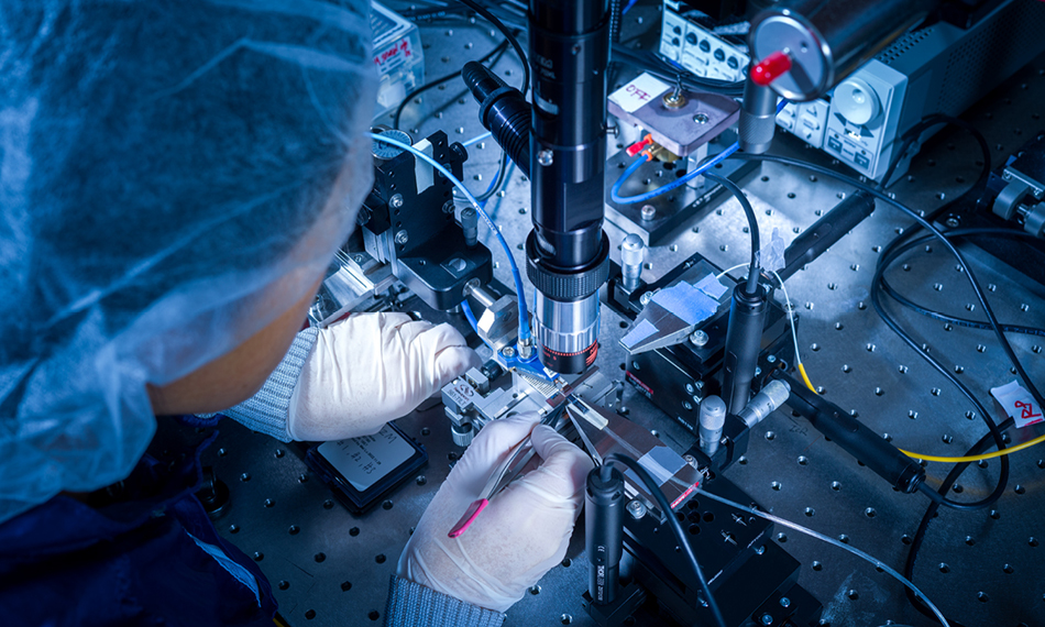 Coherent optical transceiver R&D laboratory in Fremont, California