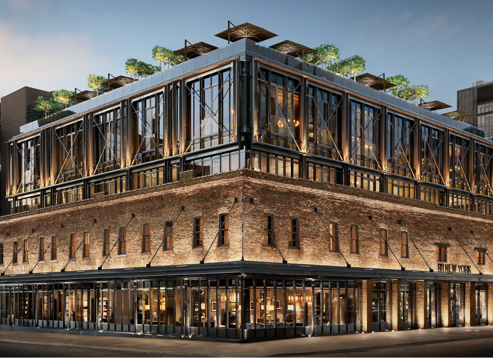 Official photograph of the RH New York gallery